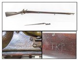 Antique U.S. SPRINGFIELD ARSENAL Model 1816 .69 Caliber FLINTLOCK Musket Flintlock Made Circa the 1820s to 1830s - 1 of 19