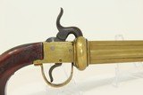 4-SHOT Antique BRASS PEPPERBOX Revolver c1840 All Brass Percussion Single Action Pistol - 16 of 17