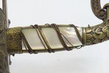 PATRIOTIC Screaming Eagle Sword by F.W. WIDMANN Early 19th Century AMERICAN
With SILVER PLATED Brass Guard, PEARL GRIP & Decorated Blade - 14 of 22