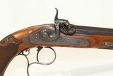1800s European DEULING Pistols by GASTINNE-RENETTE Beautiful Carved, Engraved Set, .45 Caliber - 22 of 25