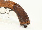 1800s European DEULING Pistols by GASTINNE-RENETTE Beautiful Carved, Engraved Set, .45 Caliber - 17 of 25