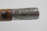 ORNATE, BEJEWELED Antique Flintlock BELT Pistol PIRATE .675 Caliber Engraved GEM ADORNED Late-18th / Early 19th Century Pistol - 7 of 19