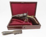 Antique COLT Pocket NAVY Model CARTRIDGE Conversion .38 Caliber Revolver With HARDWOOD CASE & Dual Cavity Ball Mold - 4 of 21