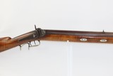 Frederick LEATHERMAN of DAYTON OHIO Heavy Barreled LONG RIFLE Antique .63 19+ LB. Rifle Manufactured circa the Mid-1800s - 2 of 20