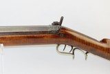 Frederick LEATHERMAN of DAYTON OHIO Heavy Barreled LONG RIFLE Antique .63 19+ LB. Rifle Manufactured circa the Mid-1800s - 18 of 20