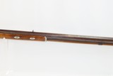 Frederick LEATHERMAN of DAYTON OHIO Heavy Barreled LONG RIFLE Antique .63 19+ LB. Rifle Manufactured circa the Mid-1800s - 6 of 20