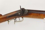 Frederick LEATHERMAN of DAYTON OHIO Heavy Barreled LONG RIFLE Antique .63 19+ LB. Rifle Manufactured circa the Mid-1800s - 5 of 20