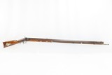 Frederick LEATHERMAN of DAYTON OHIO Heavy Barreled LONG RIFLE Antique .63 19+ LB. Rifle Manufactured circa the Mid-1800s - 3 of 20