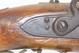 Antique SHARPE of LONDON “Extra Sharpe Proof” Flintlock INDIAN TRADE Pistol British with Birmingham Proofs & Brass Barrel - 6 of 18