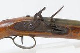 Antique SHARPE of LONDON “Extra Sharpe Proof” Flintlock INDIAN TRADE Pistol British with Birmingham Proofs & Brass Barrel - 3 of 18