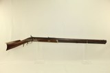 OHIO/INDIANA Antique .45 Long Rifle by SAUCERMAN G. Saucerman Marked Circa 1840s Percussion Long Rifle - 3 of 21