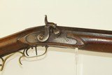 OHIO/INDIANA Antique .45 Long Rifle by SAUCERMAN G. Saucerman Marked Circa 1840s Percussion Long Rifle - 5 of 21