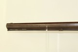 OHIO/INDIANA Antique .45 Long Rifle by SAUCERMAN G. Saucerman Marked Circa 1840s Percussion Long Rifle - 21 of 21