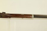 OHIO/INDIANA Antique .45 Long Rifle by SAUCERMAN G. Saucerman Marked Circa 1840s Percussion Long Rifle - 11 of 21