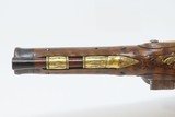 DANISH Antique Flintlock Pistol by CHRISTIAN WILCKEN KYHL of COPENHAGEN Gorgeous 18th Century Pistol by Renowned Maker - 9 of 18