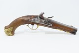 DANISH Antique Flintlock Pistol by CHRISTIAN WILCKEN KYHL of COPENHAGEN Gorgeous 18th Century Pistol by Renowned Maker - 2 of 18