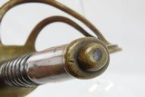 CIVIL WAR Dated Antique US MANSFIELD & LAMB Model 1860 Light Cavalry Saber American Civil War Cavalry Blade Dated 1864! - 10 of 13