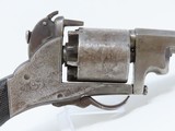 BRITISH Antique WEBLEY Patent POCKET Revolver with FOLDING TRIGGER Rare EARLY Double Action Percussion Webley 1860s! - 13 of 14