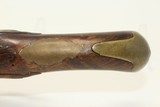 18th Century FRENCH Antique FLINTLOCK Pistol 1700s France, Maker Marked & Signed! - 7 of 18