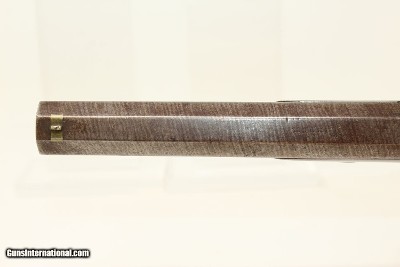ENGRAVED Joseph Rock Cooper SAW HANDLE Pistol .45 English Made Circa 1840s Saw Handle! - Image 10 of 17