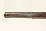 ENGRAVED Joseph Rock Cooper SAW HANDLE Pistol .45 English Made Circa 1840s Saw Handle! - 10 of 17