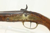 c1753 Antique JOHANN Andreas KUCHENREUTER Pistol ENGRAVED & CARVED .50 Caliber Pistol, Gold, Silver - 15 of 16