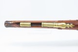 c18th Century ITALIAN “LAZARO” FLINTLOCK Pistol .48 Caliber Ornate Engraved, Carved, Gold Washed, Signed - 14 of 18
