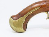 c18th Century ITALIAN “LAZARO” FLINTLOCK Pistol .48 Caliber Ornate Engraved, Carved, Gold Washed, Signed - 3 of 18