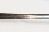 PATRIOTIC US CIVIL WAR Saber by CLAUBERG of SOLINGEN w FEDERAL EAGLES c1861 Etched Private Purchase Officer’s Sword from Prussia - 9 of 16