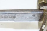 PATRIOTIC US CIVIL WAR Saber by CLAUBERG of SOLINGEN w FEDERAL EAGLES c1861 Etched Private Purchase Officer’s Sword from Prussia - 13 of 16