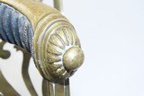 PATRIOTIC US CIVIL WAR Saber by CLAUBERG of SOLINGEN w FEDERAL EAGLES c1861 Etched Private Purchase Officer’s Sword from Prussia - 10 of 16