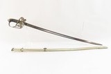 PATRIOTIC US CIVIL WAR Saber by CLAUBERG of SOLINGEN w FEDERAL EAGLES c1861 Etched Private Purchase Officer’s Sword from Prussia - 1 of 16