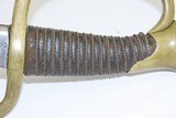 CIVIL WAR Antique U.S. Model 1840 LIGHT ARTILLERY Saber North South Horse Artillery Sidearm - 12 of 18