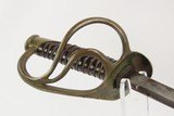 CIVIL WAR Dated Antique C. ROBY U.S. Model 1860 Light CAVALRY SABER Rare American Civil War Cavalry Blade - 3 of 12