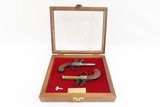 Cased Set of 2 Antique EUROPEAN FLINTLOCK Pistols SPENCER of LONDON Liege London & Liege Pistols - 2 of 25