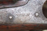 CIVIL WAR Antique SHARPS 1863 CAVALRY CARBINE ICONIC Rifle in Original Percussion Configuration - 9 of 25