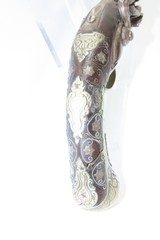 BRACE of ORNATE Antique OTTOMAN Flintlock Pistols Pair PIRATE Mediterranean Late-18th / Early 19th Century Pistols - 23 of 25