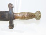 ROOSTER Pommel ARTILLERY Short SWORD GLADIUS Model 1832 NEOCLASSICAL Take on ROMAN GLADIUS - 2 of 10