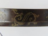 Patriotic EARLY AMERICAN Antique OFFICER’S SABER with EAGLE HEAD POMMEL IVORY Grip, Nitre Blue and GOLD Finish - 10 of 15