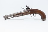 ASA WATERS U.S. Model 1836 .54 Caliber Smoothbore FLINTLOCK Pistol Antique STANDARD ISSUE of the MEXICAN-AMERICAN WAR! - 17 of 20