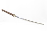 World War II SHIN-GUNTO Japanese Officer SWORD HAND-FORGED Kamikaze Marked Imperial Japanese Sword - 12 of 14
