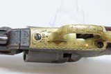 VINE ENGRAVED, CASED Antique COLT Model 1849 POCKET Revolver c1868 .31 Cal 1868 “Late Percussion Vine” Factory Scroll - 23 of 25
