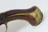 18th Century GERMANIC Antique FLINTLOCK HORSE Pistol by TANNER .61 Caliber Gorgeous Mid-1700s Prussian Military Pistol - 14 of 16
