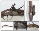 18th Century GERMANIC Antique FLINTLOCK HORSE Pistol by TANNER .61 Caliber Gorgeous Mid-1700s Prussian Military Pistol - 1 of 16