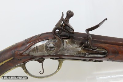 18th Century GERMANIC Antique FLINTLOCK HORSE Pistol by TANNER .61 Caliber Gorgeous Mid-1700s Prussian Military Pistol - Image 4 of 16