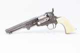 GUSTAVE YOUNG Engraved COLT Model 1849 Revolver w EAGLE/SNAKE Ivory Grips Mfrd. 1856 Germanic Scroll Engraved - 20 of 25