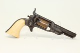 FACTORY Engraved GOLD Washed COLT 1855 “ROOT” POCKET Revolver w Ivory Grips Colt’s Distinctive SIDE-HAMMER Revolver Made 1859 - 16 of 19