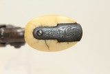 FACTORY Engraved GOLD Washed COLT 1855 “ROOT” POCKET Revolver w Ivory Grips Colt’s Distinctive SIDE-HAMMER Revolver Made 1859 - 9 of 19