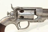 ETHAN ALLEN & WHEELOCK Antique SIDEHAMMER Percussion Revolver ENGRAVED 1860 1 of only 750 Made w Unique Trigger Guard Rammer! - 19 of 20