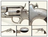 ETHAN ALLEN & WHEELOCK Antique SIDEHAMMER Percussion Revolver ENGRAVED 1860 1 of only 750 Made w Unique Trigger Guard Rammer! - 1 of 20